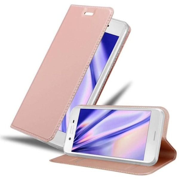 Cadorabo fodral till Sony Xperia X - i rosa - Skydd med magnetlås Rosa