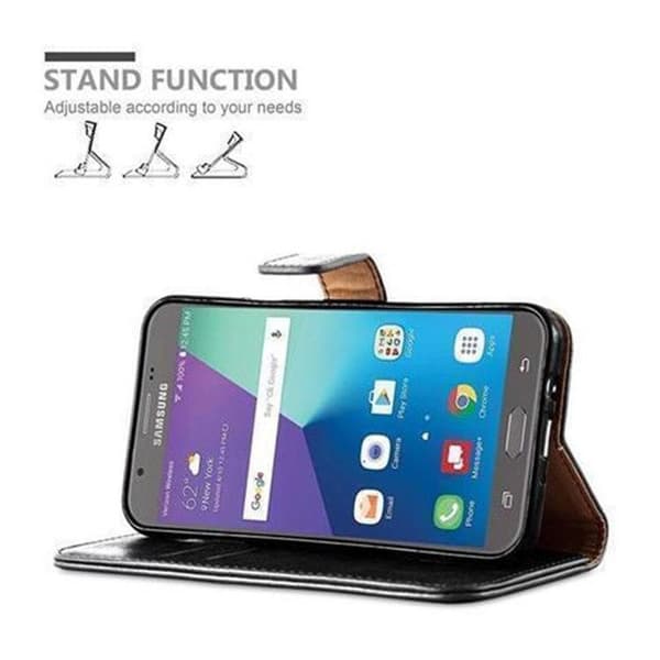 Skyddsfodral för Samsung Galaxy J7 2017 US-version i KOLSVART Svart