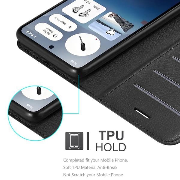 Fodral för Nothing Phone 3a Pro i JET BLACK Svart