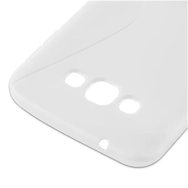 Skal för Samsung Galaxy A8 2015 i SEMI TRANSPARENT Vit