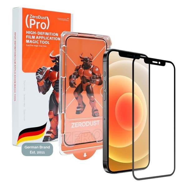 Härdat glas för iPhone 12 Skärmskydd Vit