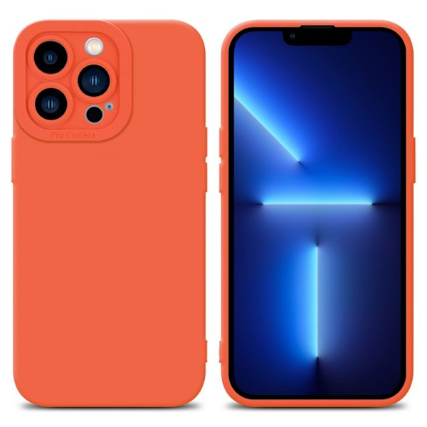 Fodral till Apple iPhone 12 PRO MAX i FLUID ORANGE Fodral Skal i flexibelt TPU silikonskydd Gul
