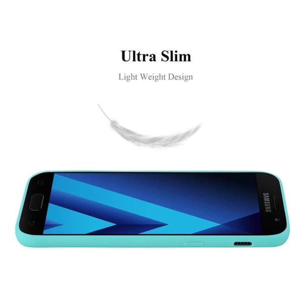 Skyddsfodral för Samsung Galaxy A7 2017 CANDY BLÅ Stötabsorberande Silikon Blå