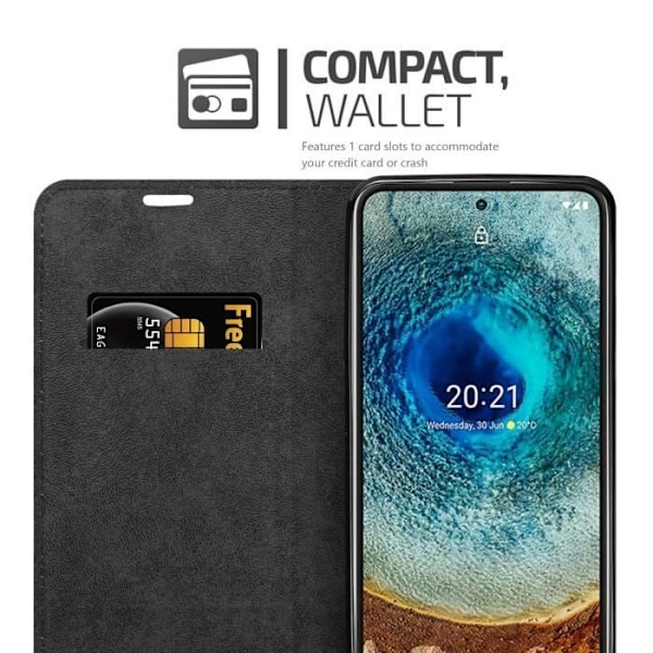 Coque för Nokia X10/X20 - CADORABO - Turquoise Pétrole - Fodral Bok - Silikon TPU - Magnetiskt skydd Turkos olja