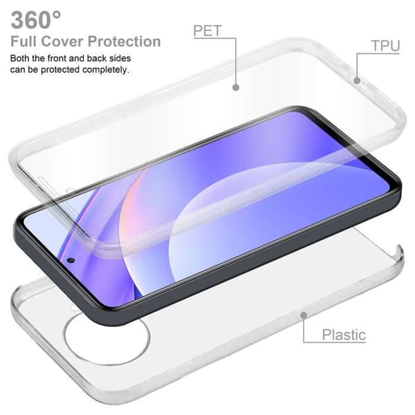 Transparent skydd för Xiaomi Mi 10T LITE, helskydd Vit