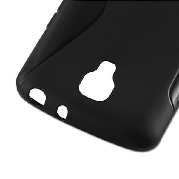 Skyddsfodral - CADORABO - LG F70 - Silikon TPU - Stötsäker - Tunn design Svart