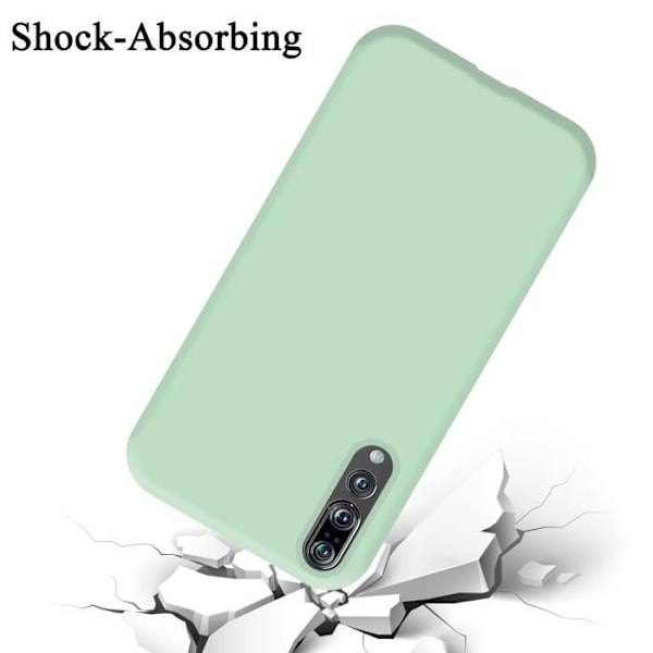 Coque - CADORABO - Huawei P20 PRO / P20 PLUS - Silikon TPU - LIQUID LIGHT GREEN - Lätt skydd VÄTSKA LJUSGRÖN