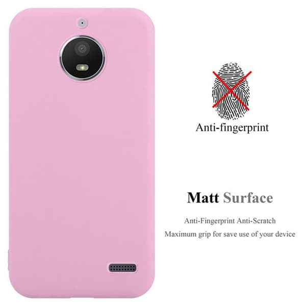 Skyddsfodral för Motorola MOTO E4 CANDY ROSE VIF Stötsäker Silikon Ros