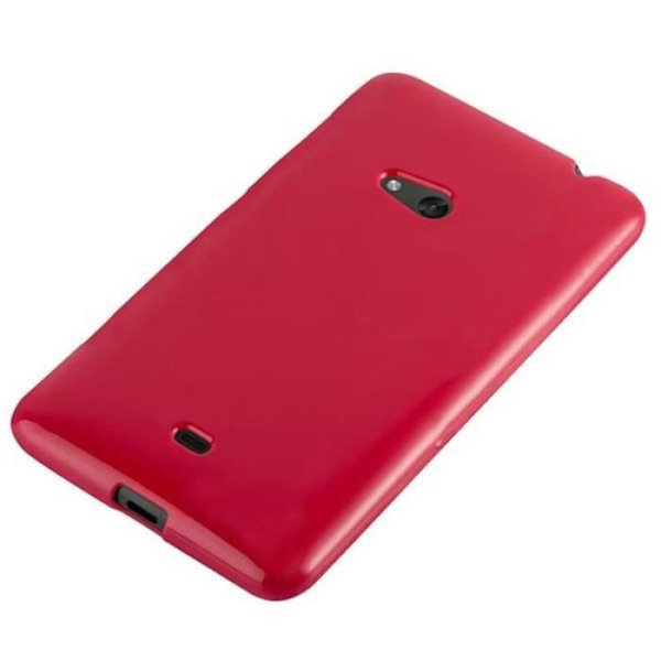 Fodral Nokia Lumia 625 JELLY RED Cadorabo DESIGN JELLY Cover TPU Silikonskydd Fodral Skydd Ultra Slim Bumper