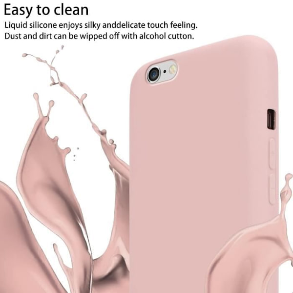 Halsbandsfodral - CADORABO - iPhone 6 PLUS / 6S PLUS - LIQUID PINK - TPU Silikon - Mjuk VÄTSKA ROSA