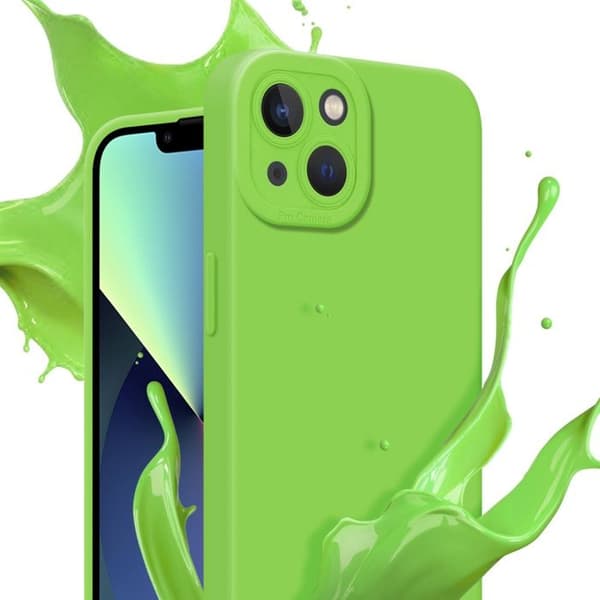Skal för iPhone 13 i FLUID GRÖN Stötsäker Skyddsskal Grön