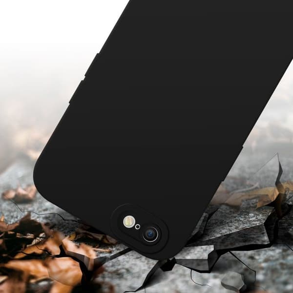 Skyddsfodral för iPhone 6 PLUS / 6S PLUS i FLUID SVART Stötsäker skyddsfodral Svart