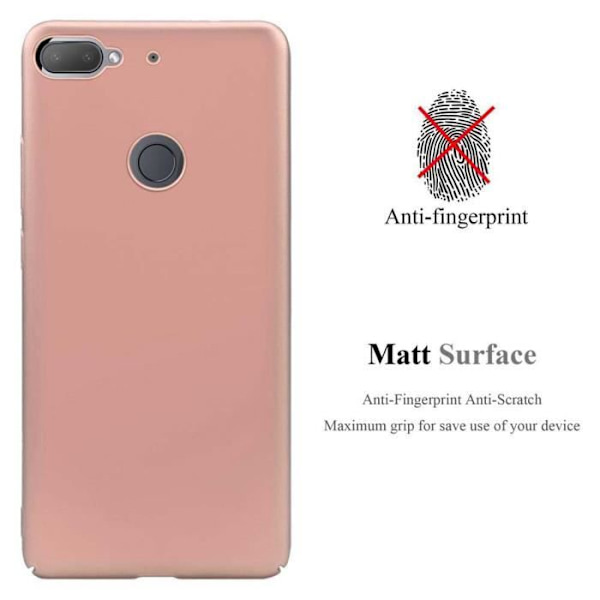Coque - CADORABO - HTC Desire 12 PLUS - Metallisk - Stötskydd - Elegant design Rose guld