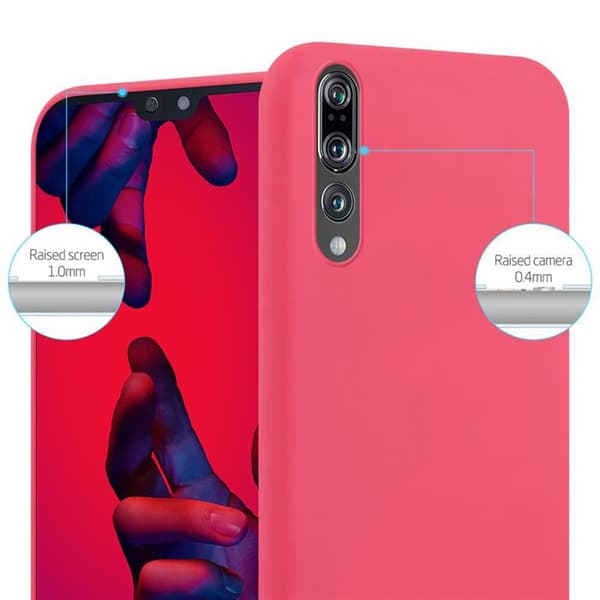 Skyddsfodral för Huawei P20 PRO / P20 PLUS CANDY RÖD Stötsäker Silikon Röd