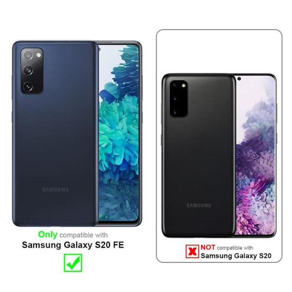 Telefonfodral - CADORABO - Samsung Galaxy S20 FE - Kaffebrun - TPU-silikon - Magnetstängning kaffe brunt