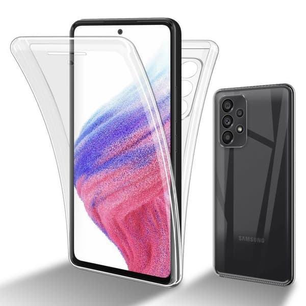 Transparent skydd för Samsung Galaxy A53 5G Vit