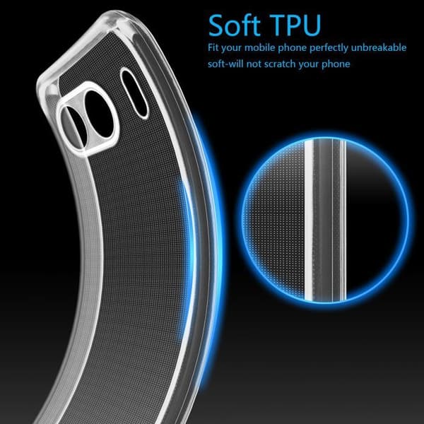 Transparent stötsäker silikonfodral för OnePlus Nord 4 5G Vit