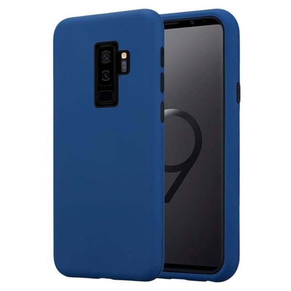 Skyddshölje för Samsung Galaxy S9 PLUS i Mörkblå Hybridskydd Blå
