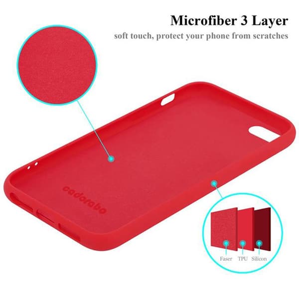 Skal för iPhone 5 / 5S / SE 2016 Stötabsorberande i LIQUID RED Röd
