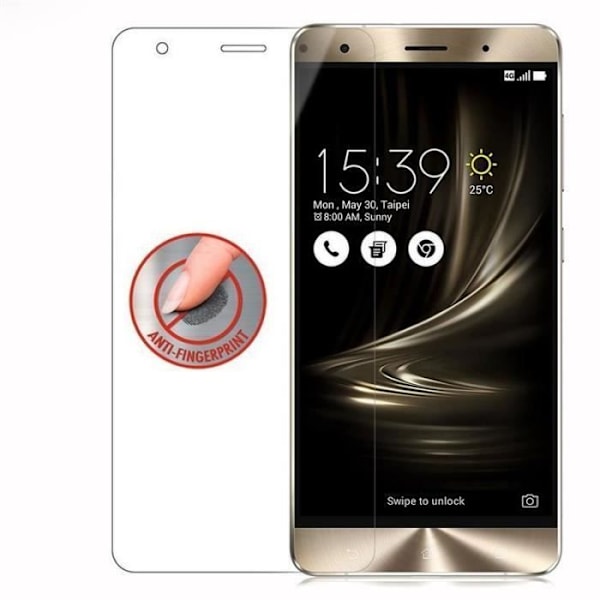 Cadorabo – Skärmskydd i härdat glas för > Asus ZenFone 3 DELUXE < Skärmskydd i härdat glas Transparent