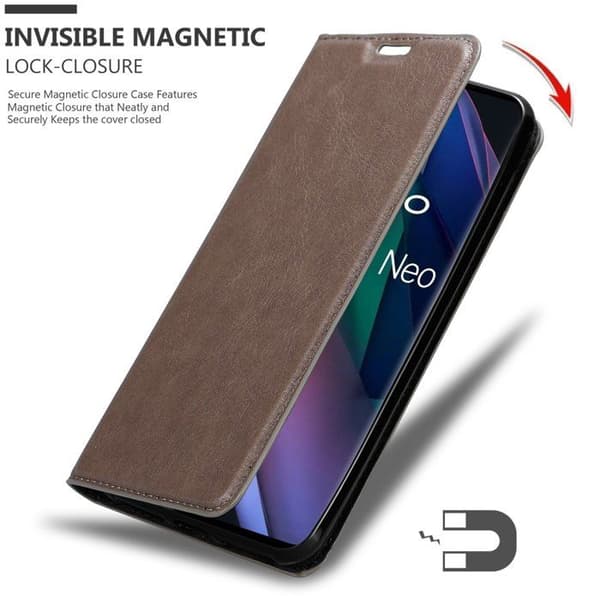 Fodral till Oppo FIND X3 NEO, Kaffebrunt brun