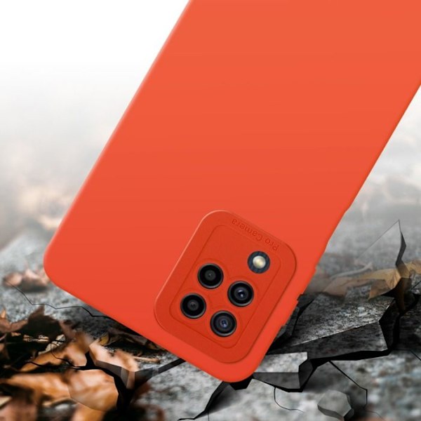 Fodral för Samsung Galaxy M22 / M32 4G i FLUID ORANGE Fodral Skal i flexibelt TPU silikonskydd Gul