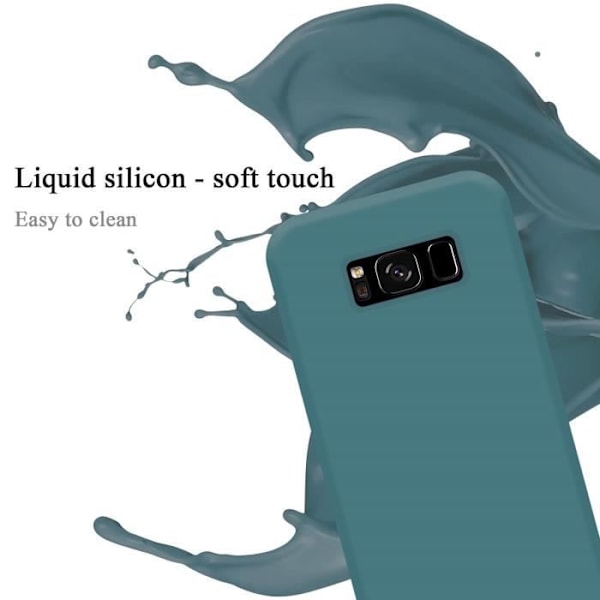 Coque - CADORABO - Samsung Galaxy S8 PLUS - Silikon TPU - Ljusgrön - Lätt skydd Ljusgrön