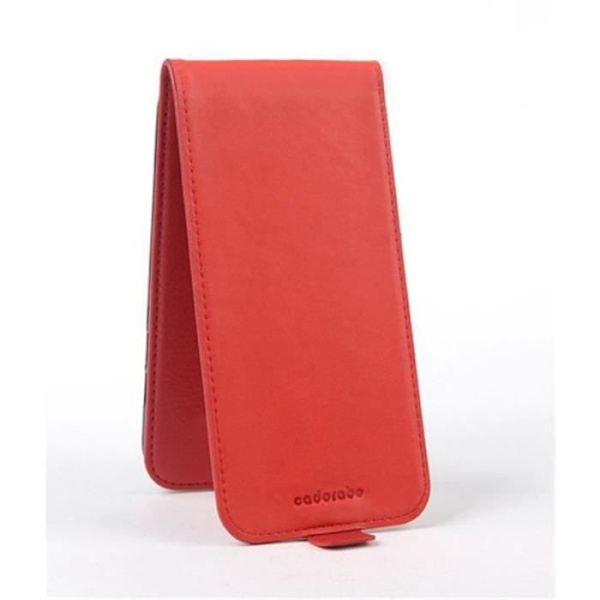 CADORABO - CASE COVER TILL > LG G6 < I FLIP STYLE - CASE COVER BUMPER WALET PU SLÄTT I KÖRSBÄRSRÖTT