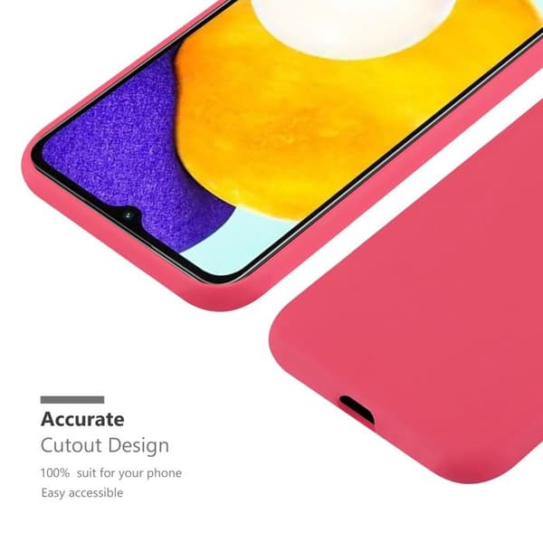 Skyddsskal för Samsung Galaxy A13 5G CANDY RÖD Stötsäker Silikon Röd