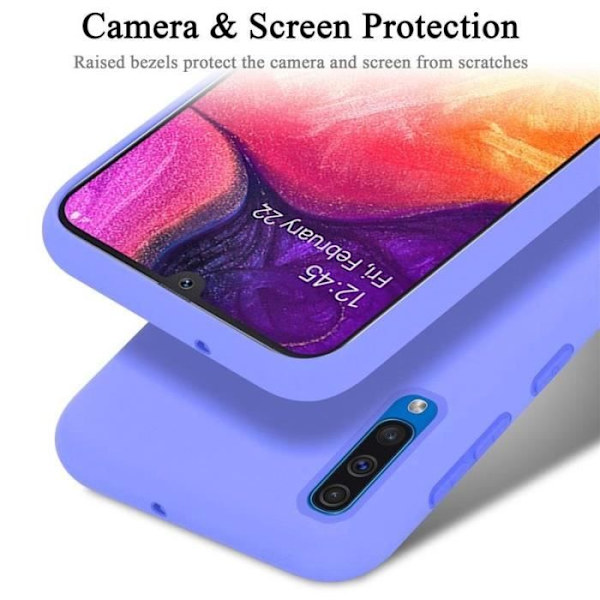Cadorabo skal för Samsung Galaxy A50/A50S/A30S - i lila - Flexibelt TPU-silikon