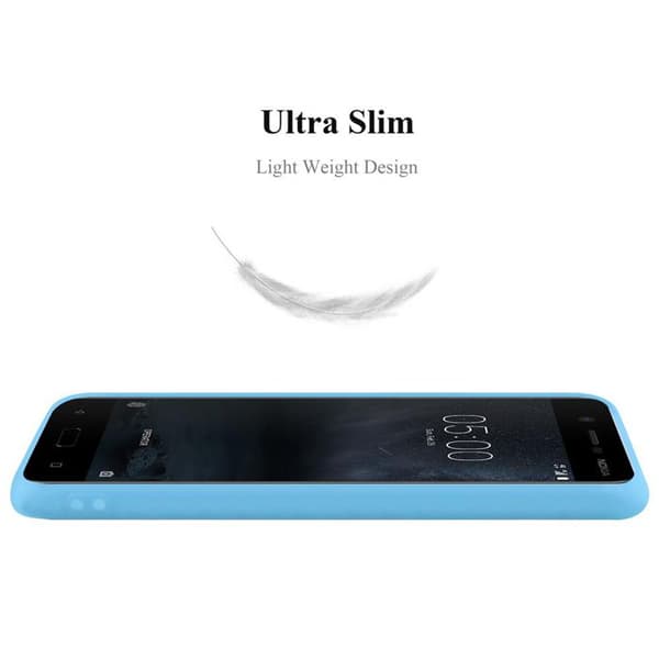 Skyddsfodral för Nokia 5 2017 CANDY BLÅ Stötabsorberande Silikon Blå