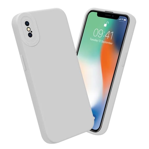 Skyddsfodral för iPhone XS MAX i FLUID VIT Stötsäker Vit