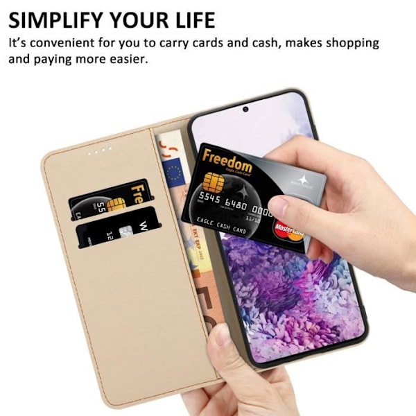 Coque - CADORABO - Samsung Galaxy S20 - Blommorr regn - Magnetisk stängning - Bokstil