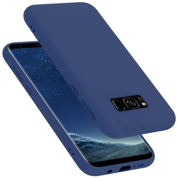 Cadorabo skal för Samsung Galaxy S8 Plus - i Blå - Flexibel TPU-silikon Blå