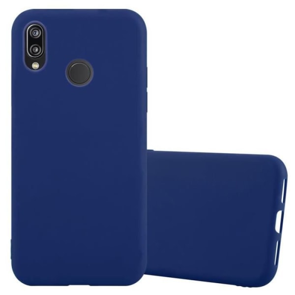 Fodral till Huawei P20 LITE 2018 / NOVA 3E i CANDY DARK BLUE Cadorabo Cover Protection Silikon TPU-fodral