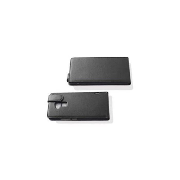 Cadorabo Fodral Fodral för > HTC ONE MAX T6 < i Flip Style Fodral Fodral Bumper Wallet i JET BLACK
