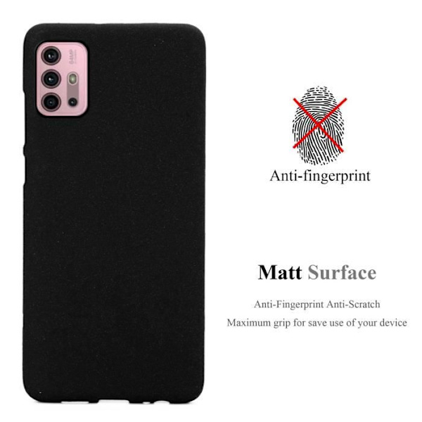 Mobilfodral - CADORABO - MOTO G10 / G30 - Silikon TPU - Tunn skydd - Frost svart Frost Svart