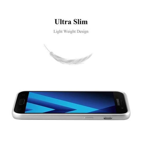 Skyddsfodral för Samsung Galaxy A3 2017 Skyddsfodral i MATTSILVER Metallic Design Grå