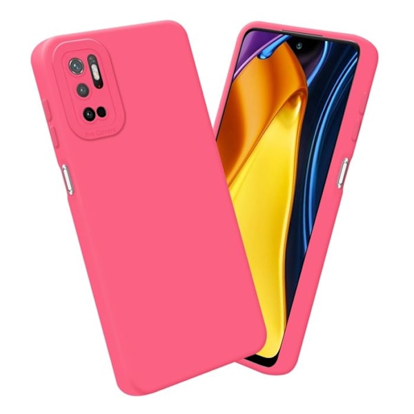 Coque för Xiaomi RedMi NOTE 10 5G / POCO M3 PRO 5G i FLUID RÖD Fodral Etui Case Cover i flexibelt TPU-silikon Skydd Röd