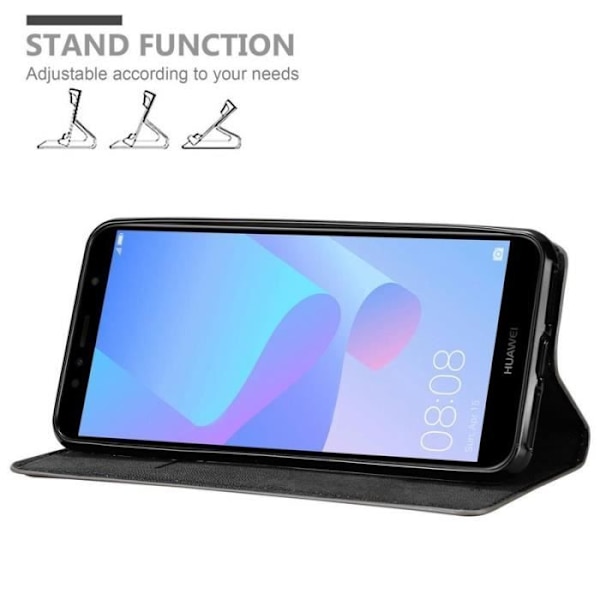 Cadorabo Fodral till Huawei Y6 PRIME i KAFFEBRUNT