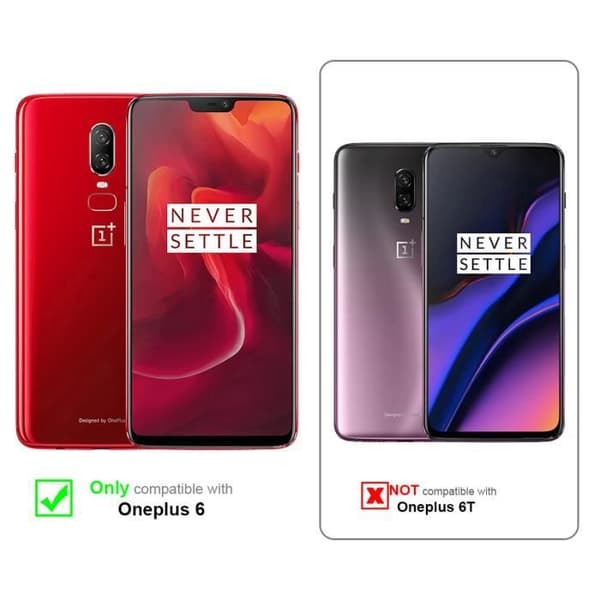OnePlus 6 fodral med regnbåge och justerbar rem Gul