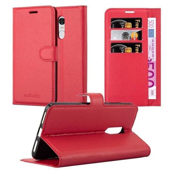 Fodral för Xiaomi RedMi NOTE 4 i KIRSCHRÖD Röd