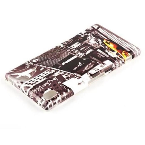 Cadorabo - Hard Shell Case > Sony Xperia Z1 < – Case Cover Bumper Design: NEW YORK CAB