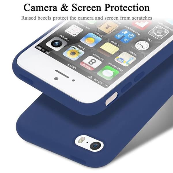 Skal för iPhone 5 / 5S / SE 2016 Stötabsorberande i LIQUID BLUE Blå