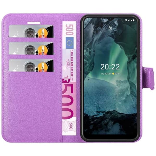 Etui för Nokia G11 / G21 i ORKIDÉER VIOLETT Violett