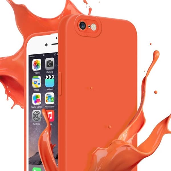 Skyddsfodral för iPhone 6 PLUS / 6S PLUS i FLUID ORANGE Stötskyddande Apelsin