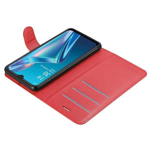 Etui för Oppo A12 i KIRSCHRÖD Röd