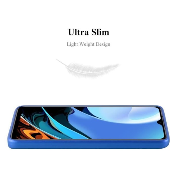 Coque - CADORABO - RedMi 9T / POCO M3 - Skydd i silikon TPU - Tunn design - Färg blå Blå