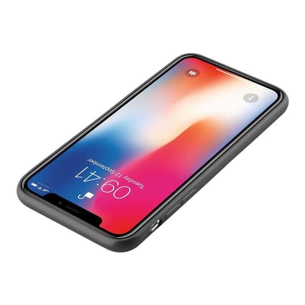 Skyddsfodral för iPhone X / XS Metallisk GRÅ Matt Design Grå