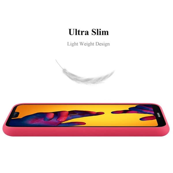 Skyddsfodral för Huawei P20 LITE 2018 / NOVA 3E CANDY RÖD Stötsäker Silikon Röd
